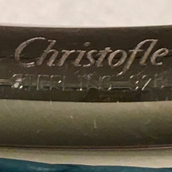 CHRISTOFLE Duo Complice Silver (925)  Leather Wrap Bracelet Turquoise Sm… - Picture 7 of 14